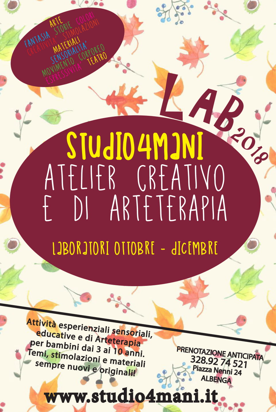 Nuove attività di sperimentazione creativa e sensoriale per bambini dai 3 anni