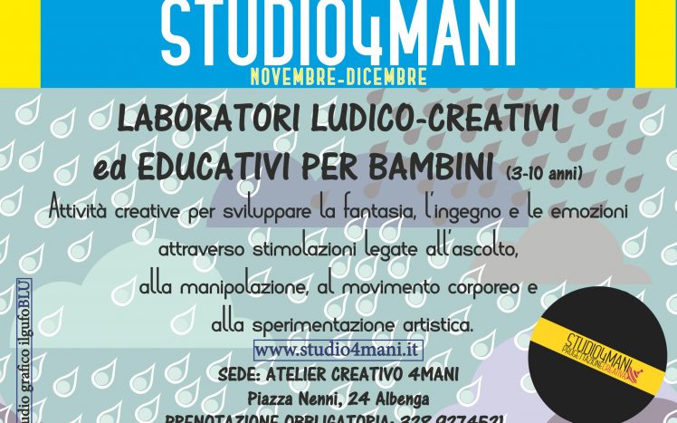 Nuovi appuntamenti creativi ed educativi – novembre/dicembre 2015