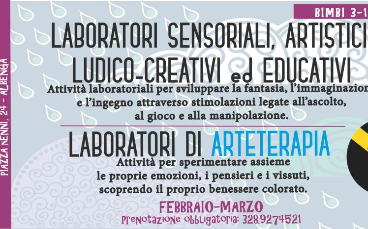 Nuove attività in atelier per bambini – febbraio e marzo 2016