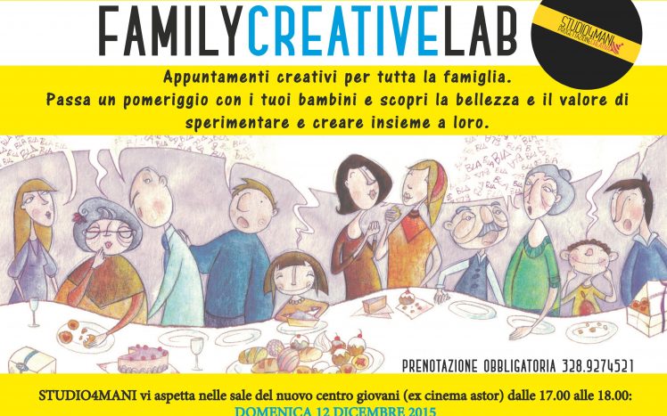 FAMILYcreativeLAB – Assaggi di arteterapia in famiglia